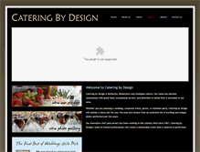 Tablet Screenshot of cateringbydesign.org