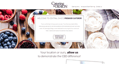 Desktop Screenshot of cateringbydesign.com